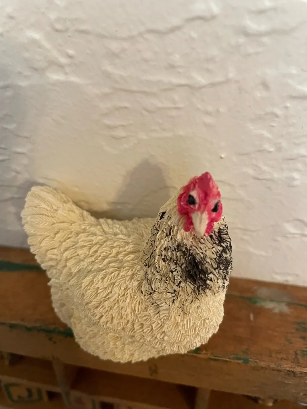 Vintage 1990s chicken hen figurine